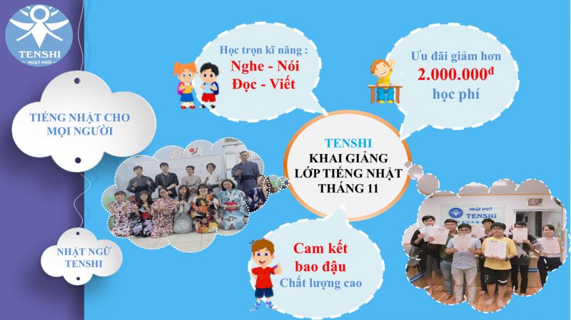 Học tiếng Nhật cùng ưu đãi vàng mùa cuối năm