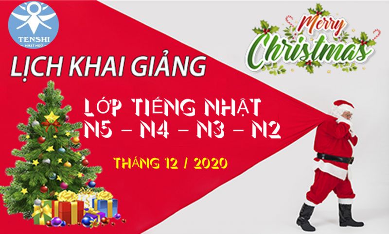 Ưu đãi ngập tràn - Giáng sinh rộn ràng với Nhật ngữ Tenshi