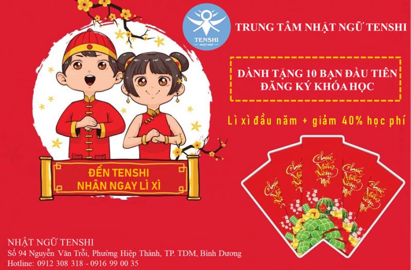 ĐẾN TENSHI - NHẬN NGAY LÌ XÌ
