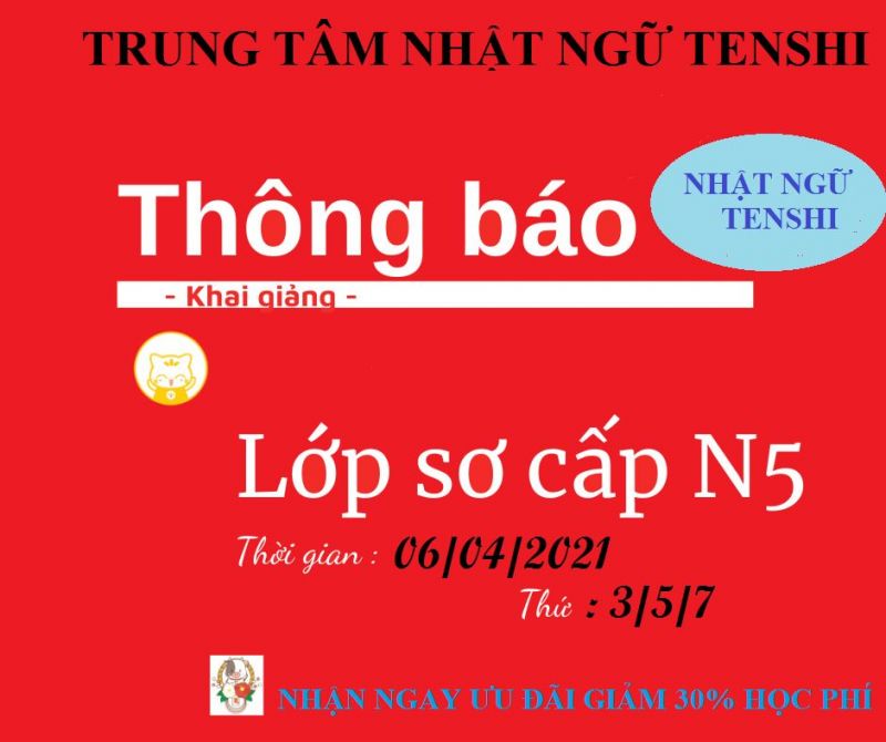 Chiêu sinh khóa cấp tốc tiếng nhật